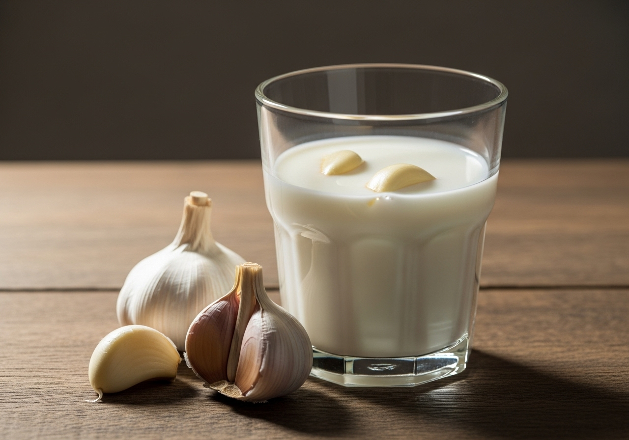 Knoblauch Milch Rezept
